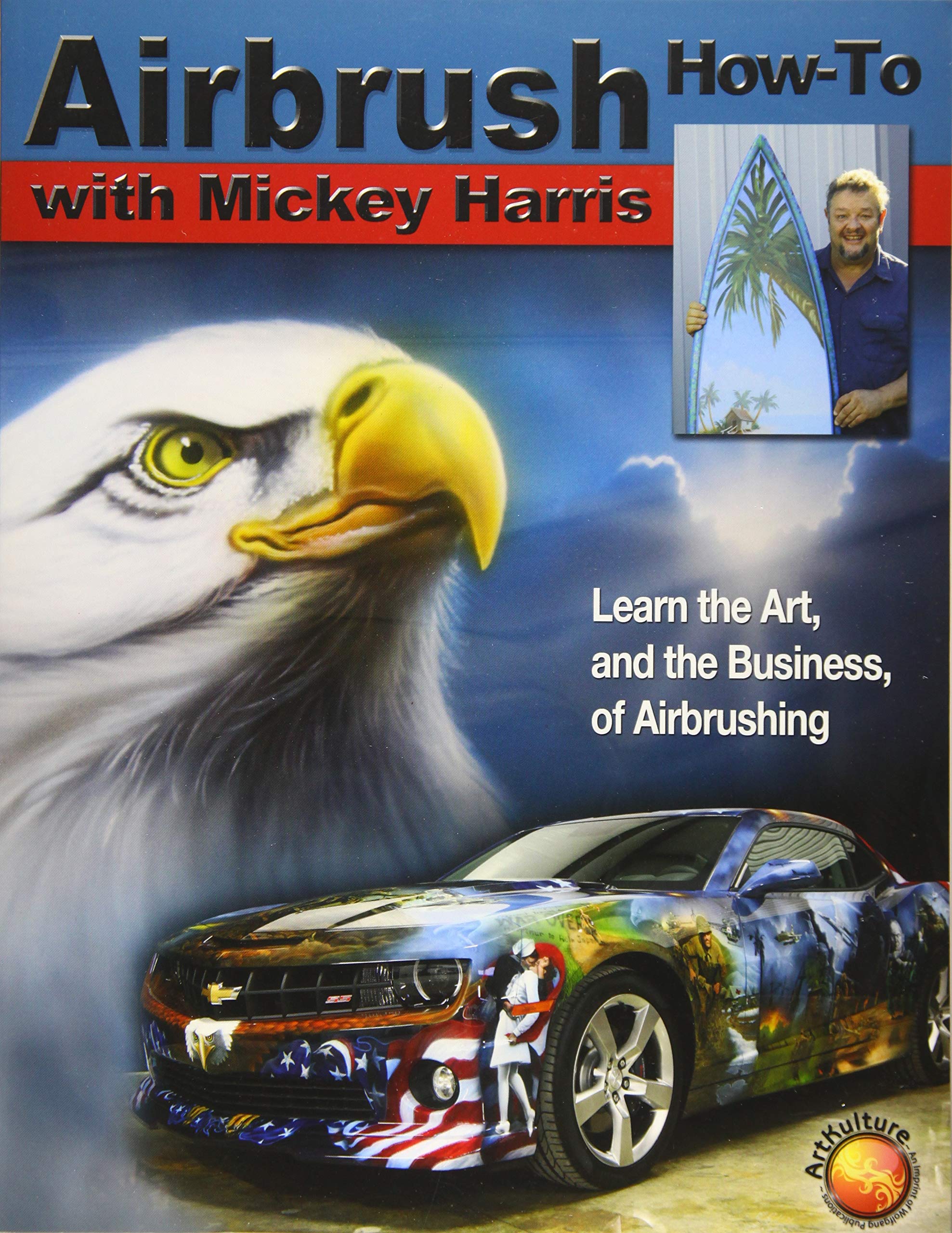 Airbrush How-to with Mickey Harris Paperback – 17 April 2015