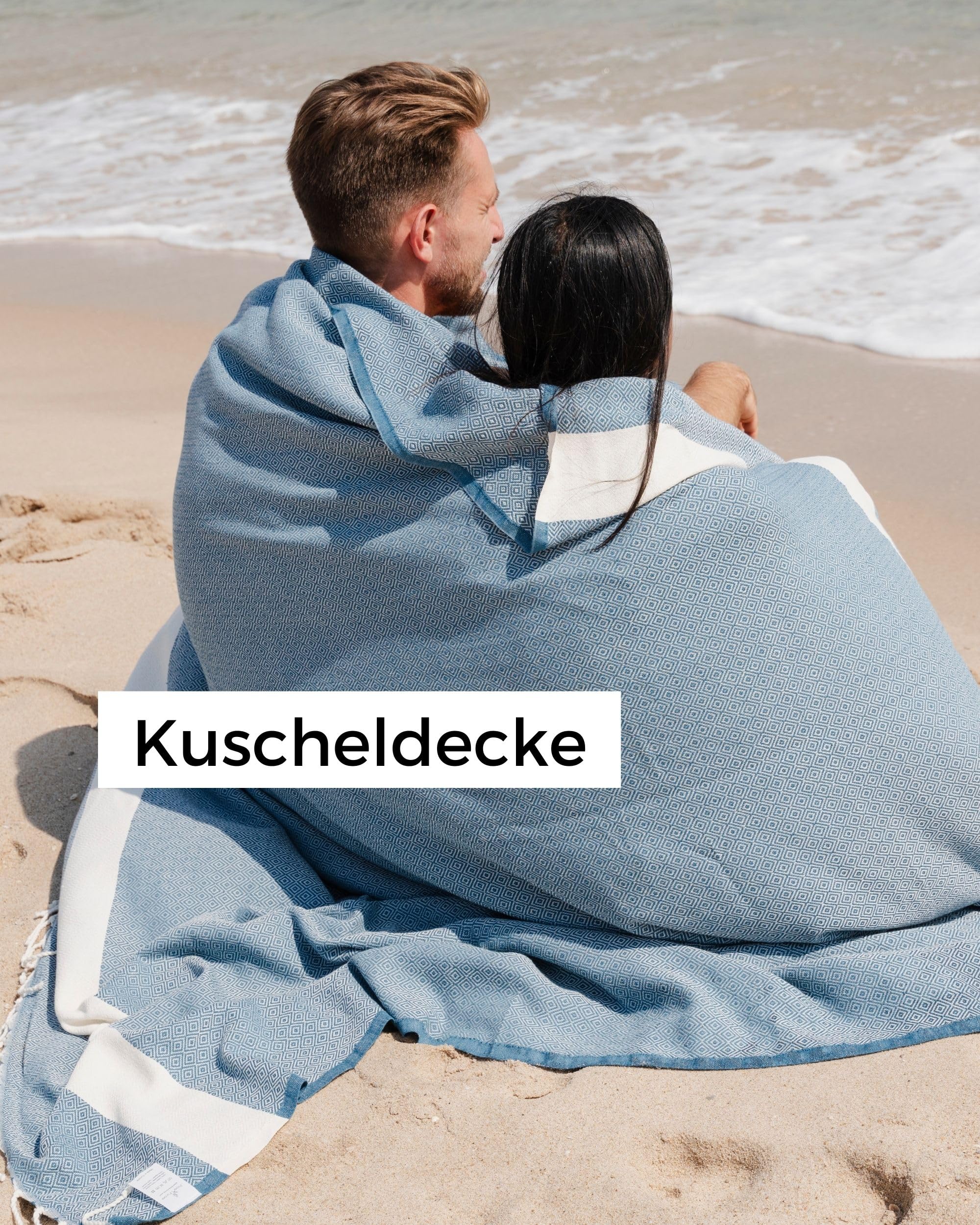 furora Holiday Strandtuch XXL 200x200 cm: Baumwolle, leicht dünn | Picknickdecke Stranddecke + Strandhandtuch Groß, Hamamtuch Saunatuch Damen Herren, Beach Towel Cotton Strandlaken, Urlaub Must Have