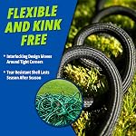 HYDROSTEEL PRO Metal Garden Hose 50 Ft, Rust Proof 304 Stainless Steel Water Hose with Brass Fittings, Flexible & Heavy Duty Hose, Lightweight, Kink Free, Tuyau Arrosage - 2025 Model