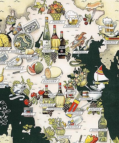 Miniatura 6 de Carta Gastronomica - Carta Gastronomica - Cocina italiana decoración de restaurante sin marco (16 x 20 pulgadas)