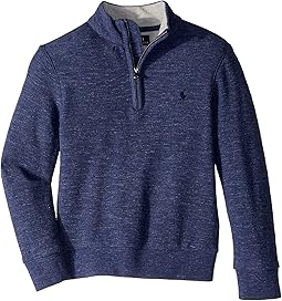 Cotton Mesh 1/2 Zip Pullover (Little Kids/Big Kids)