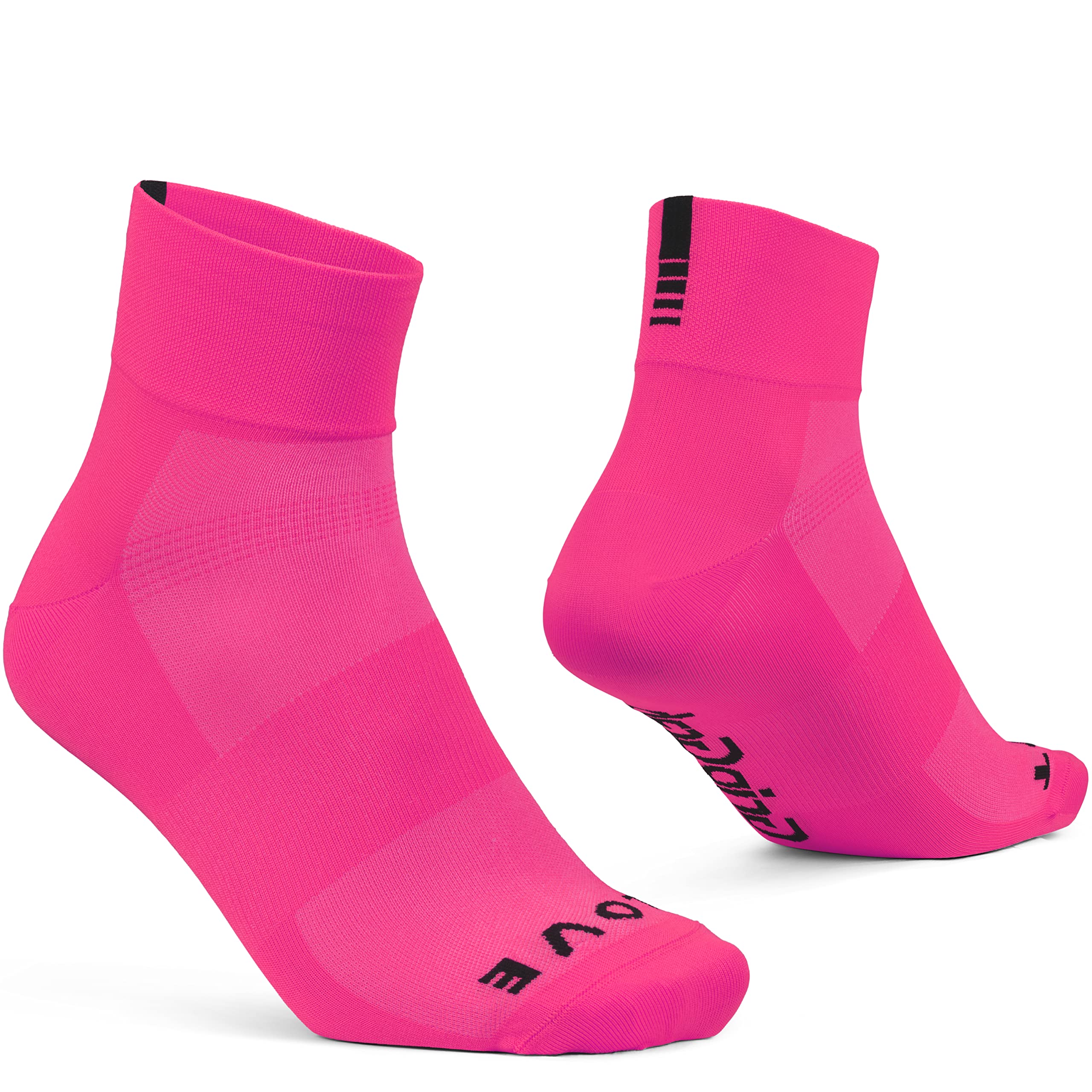 GripGrabLightweight SL Performance Summer Cycling Socks Eyecatching 2 Lengths Road Mountain Gravel Bike Indoor Cycling Socks