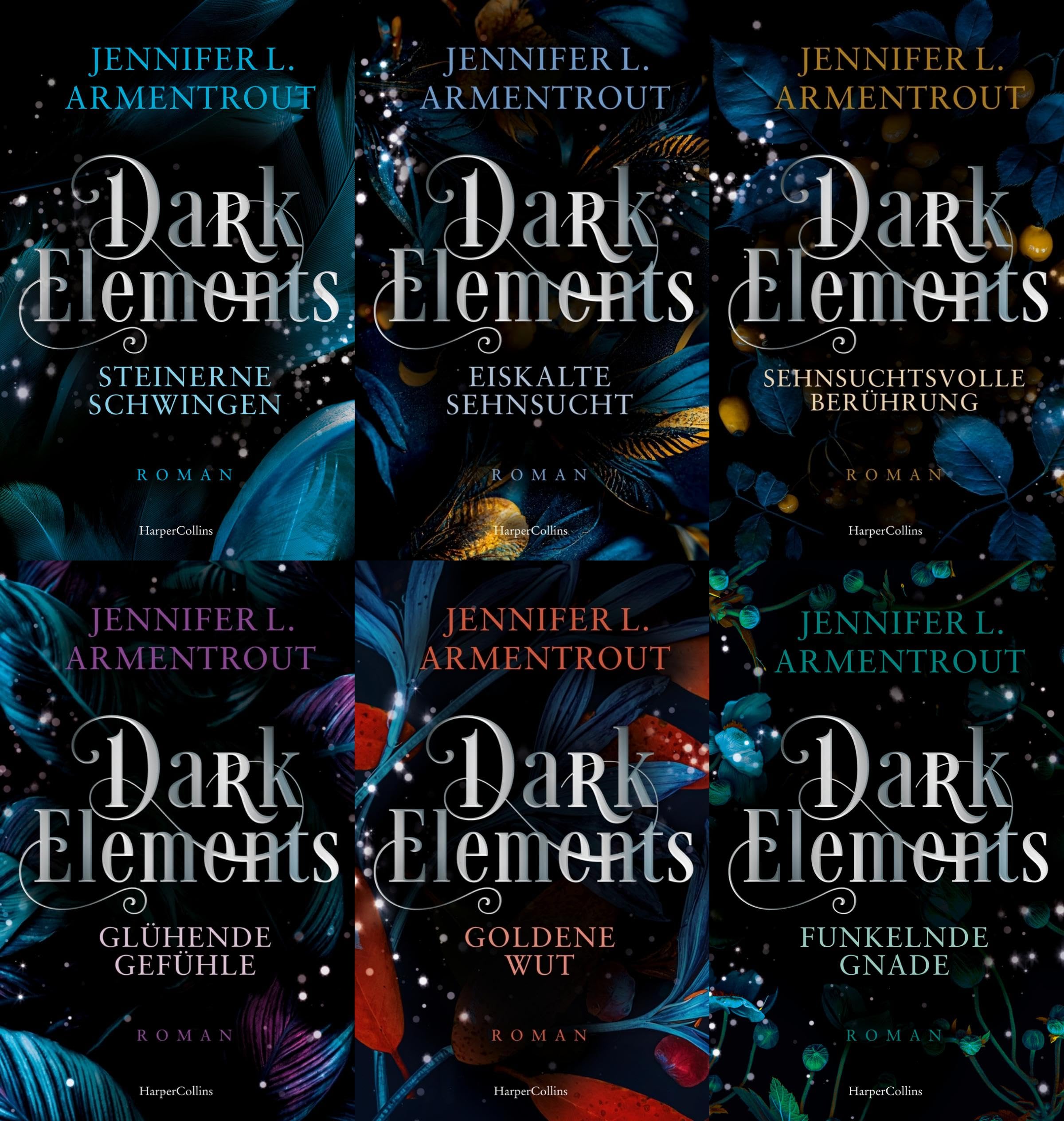 Die Dark Elements-Reihe Band 1-6 plus 1 exklusives Postkartenset
