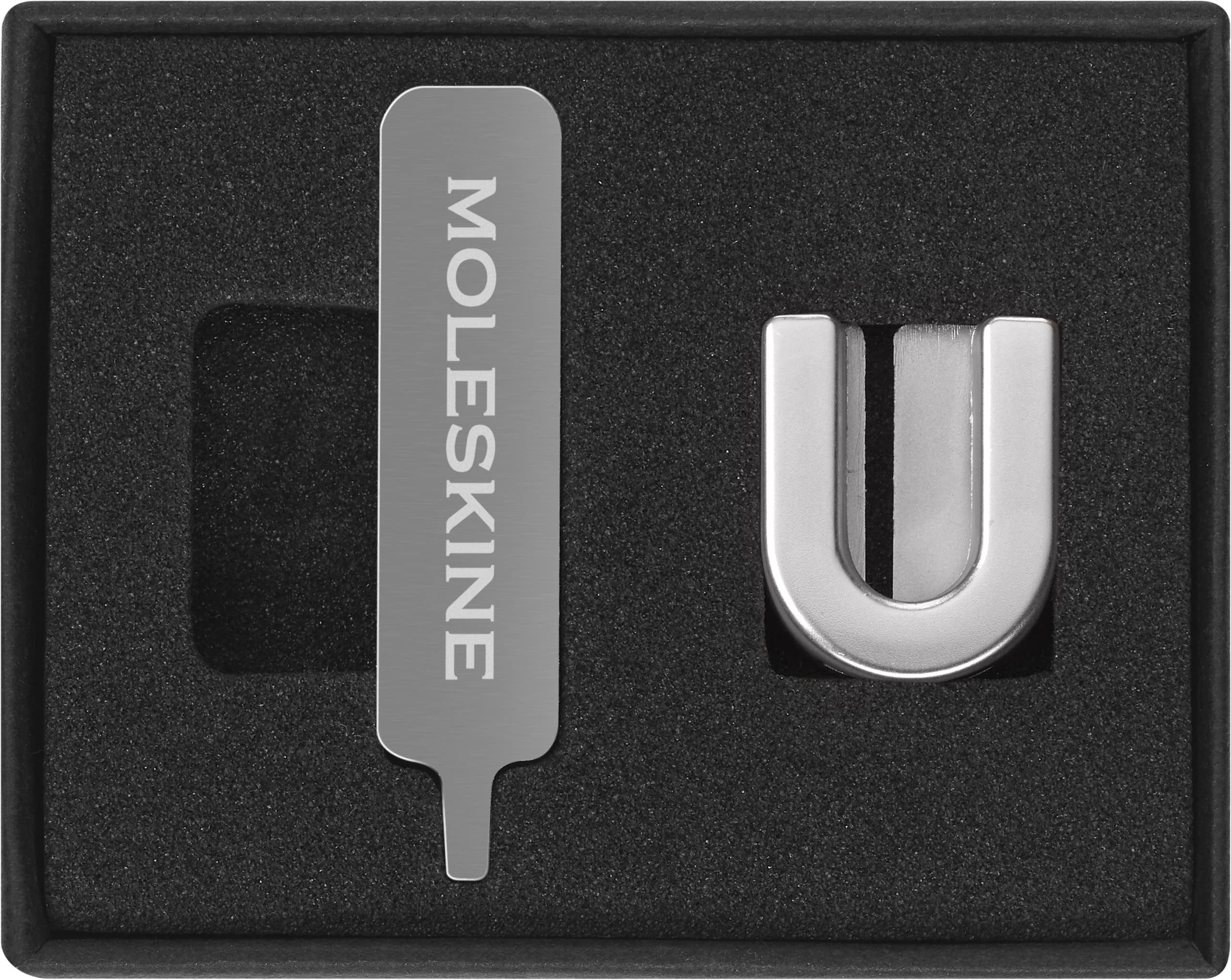 Moleskine Pin for Notebook or Planner Letter U, Letter Pin, Customize The Elastic Closure, Special Customized Gift, Colour Silver