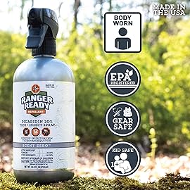Ranger Ready Repellents Picaridin Insect Repellent Spray with Scent Zero - Mosquito Repellent and Tick Spray (24 oz.)