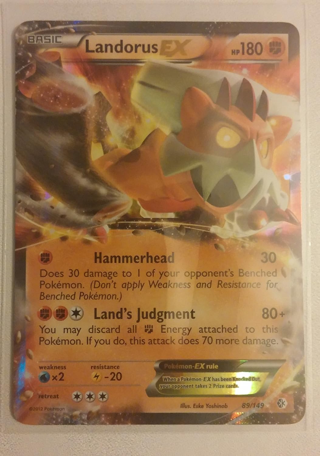landorus ex pokemon card value Landorus EX (144/149) [Black & White: Boundaries Crossed] – Gamers Paradise main image 0