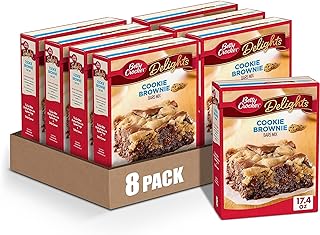 Betty Crocker Delights Cookie Brownie Bar Mix, 17.4 oz. (Pack of 8)