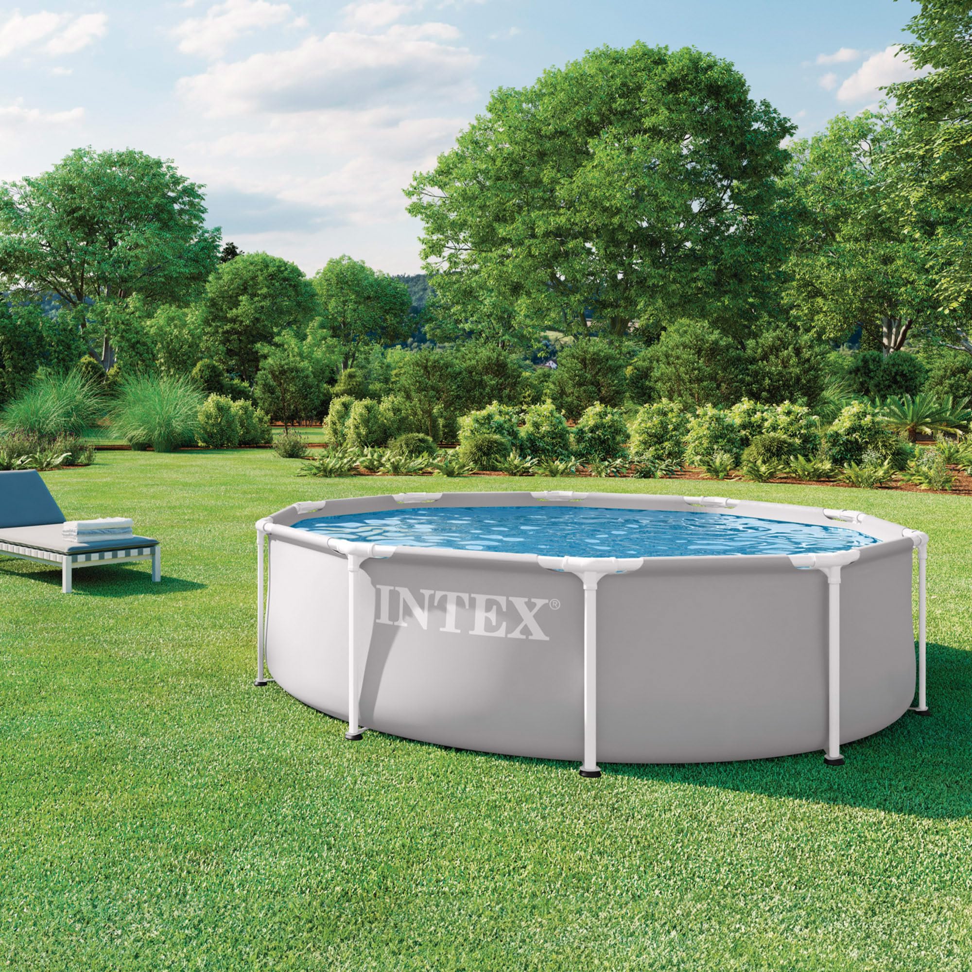 Intex Piscine 26700ND 3,05 m x 76 cm à Structure Prism Premium Piscine Seule