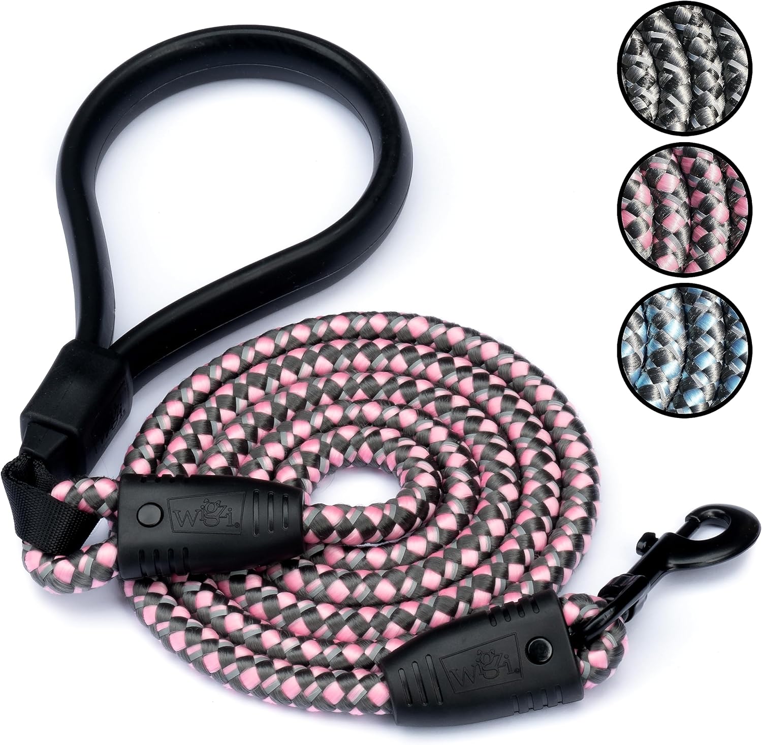 Amazon.com : Wigzi - Flex Walk, Heavy Duty Dog Leash, 360 Soft Cushion ...