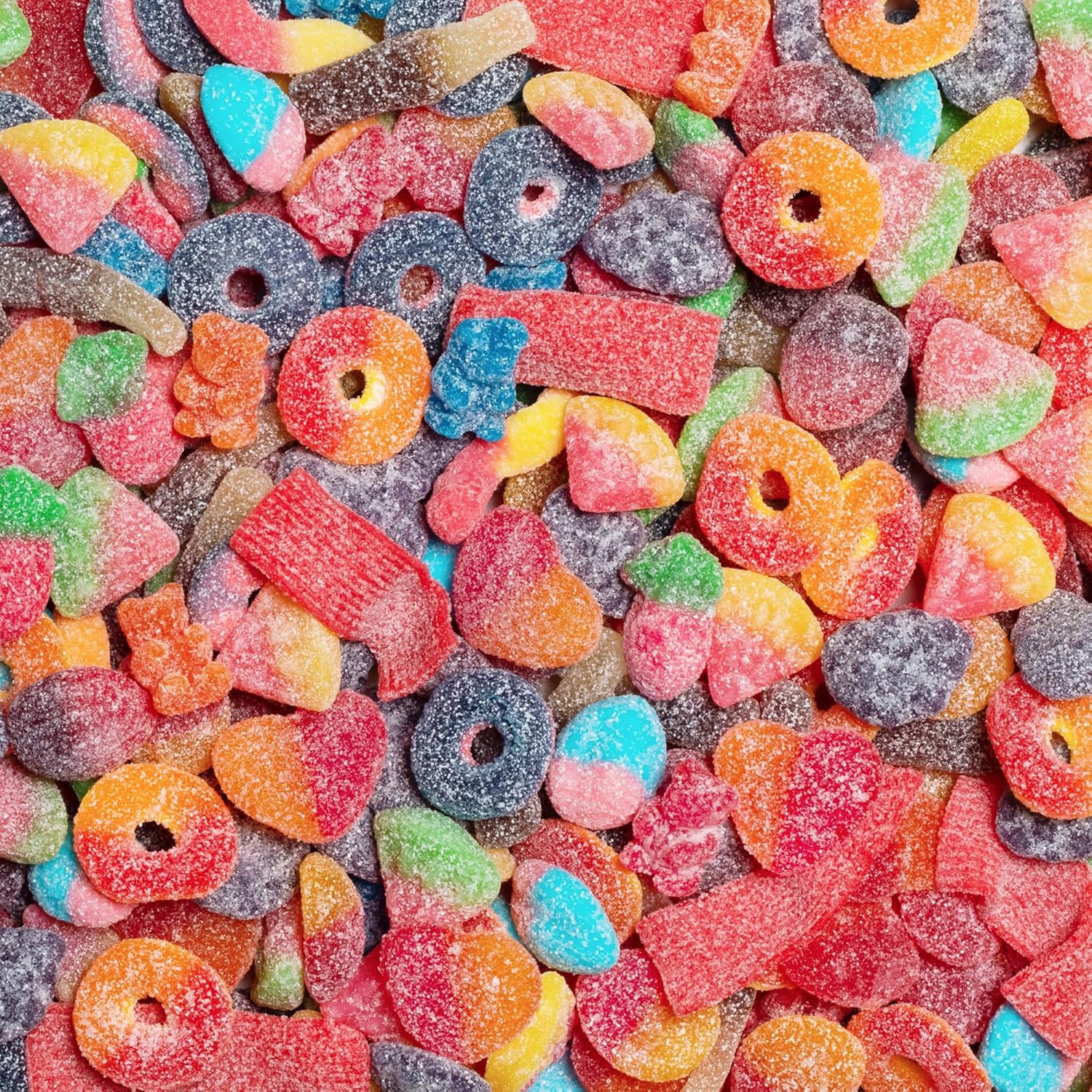 Mondoux Sweet Sixteen Sweet and Sour Gummy Candies, 1kg/35.3 oz., Imported from Canada)