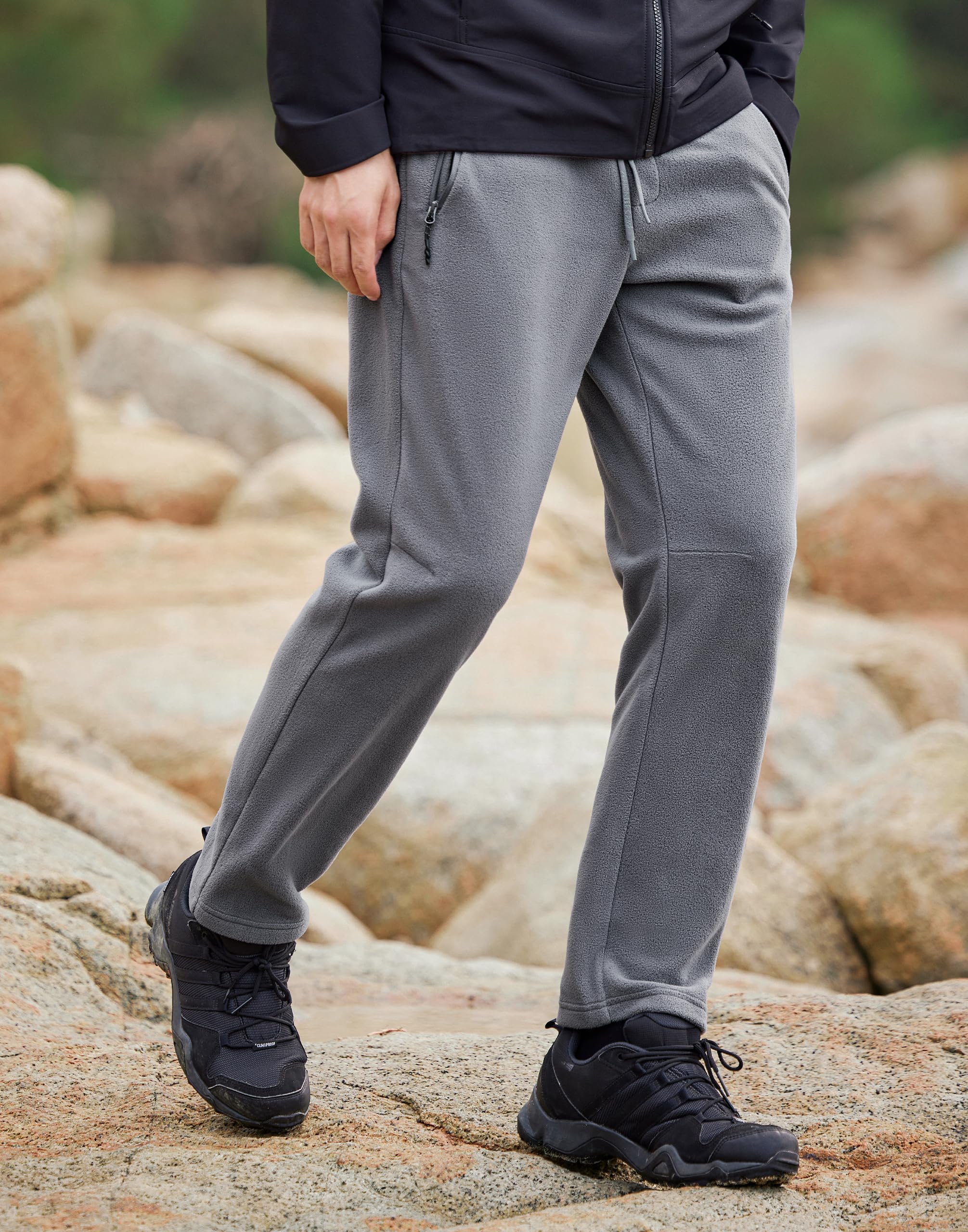 Pioneer Camp Herren Fleece Jogginghose – Warme Thermohose mit Anti-Statik Silberfaser, Weich & Bequem für Winter Freizeit & Outdoor