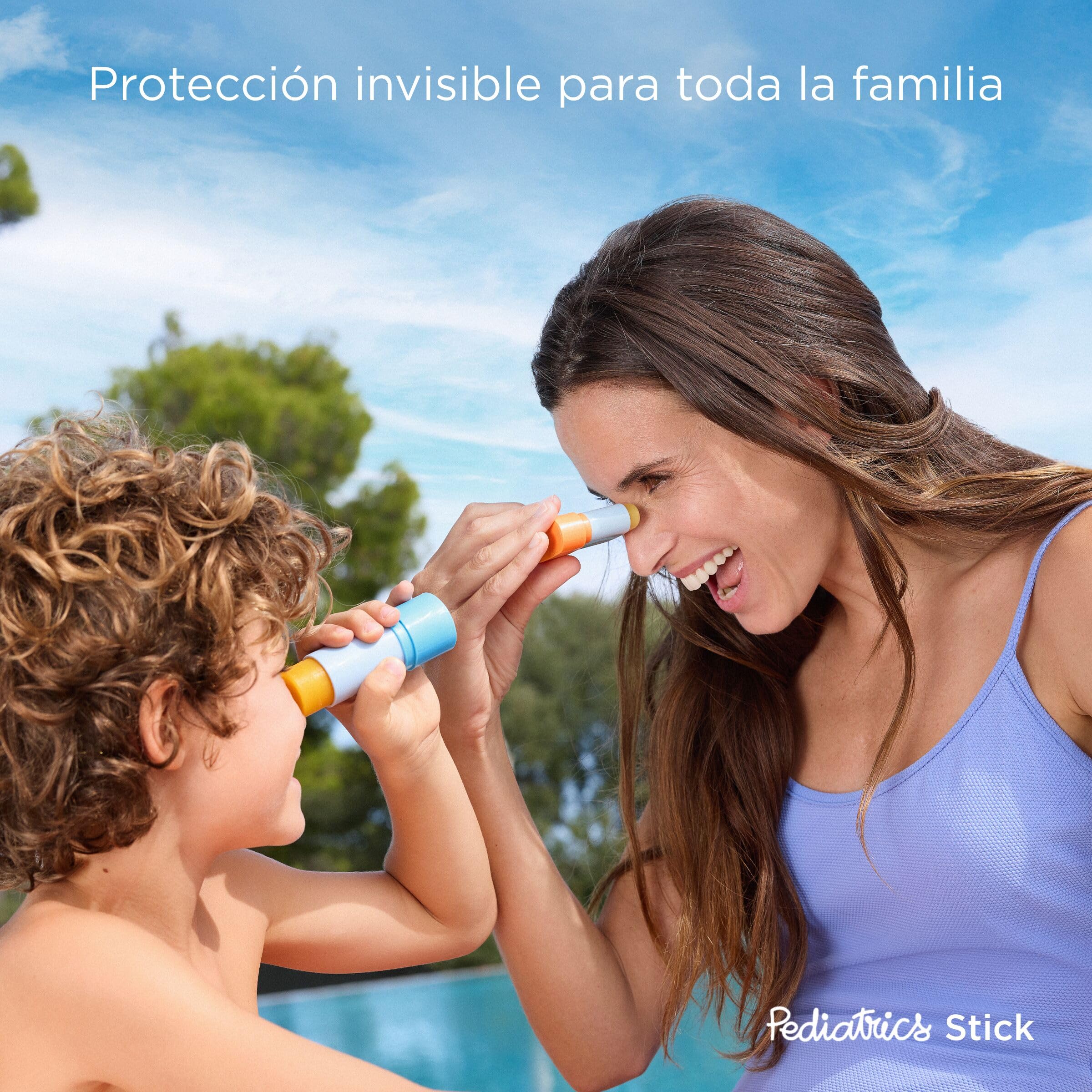 ISDIN Pediatrics Stick SPF 50 Protector en Stick para Niños y Bebés, Alta Protección en las Zonas más Sensibles y Expuestas, 20 g