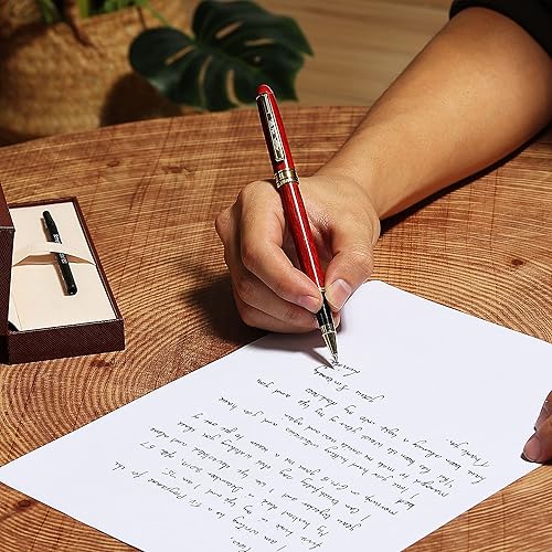 Miniatura 18 de Mr. Pen - Bolígrafo de lujo, barril negro, tinta negra, bolígrafo de lujo, bolígrafos de lujo para hombres y mujeres, bonitos bolígrafos para Negro