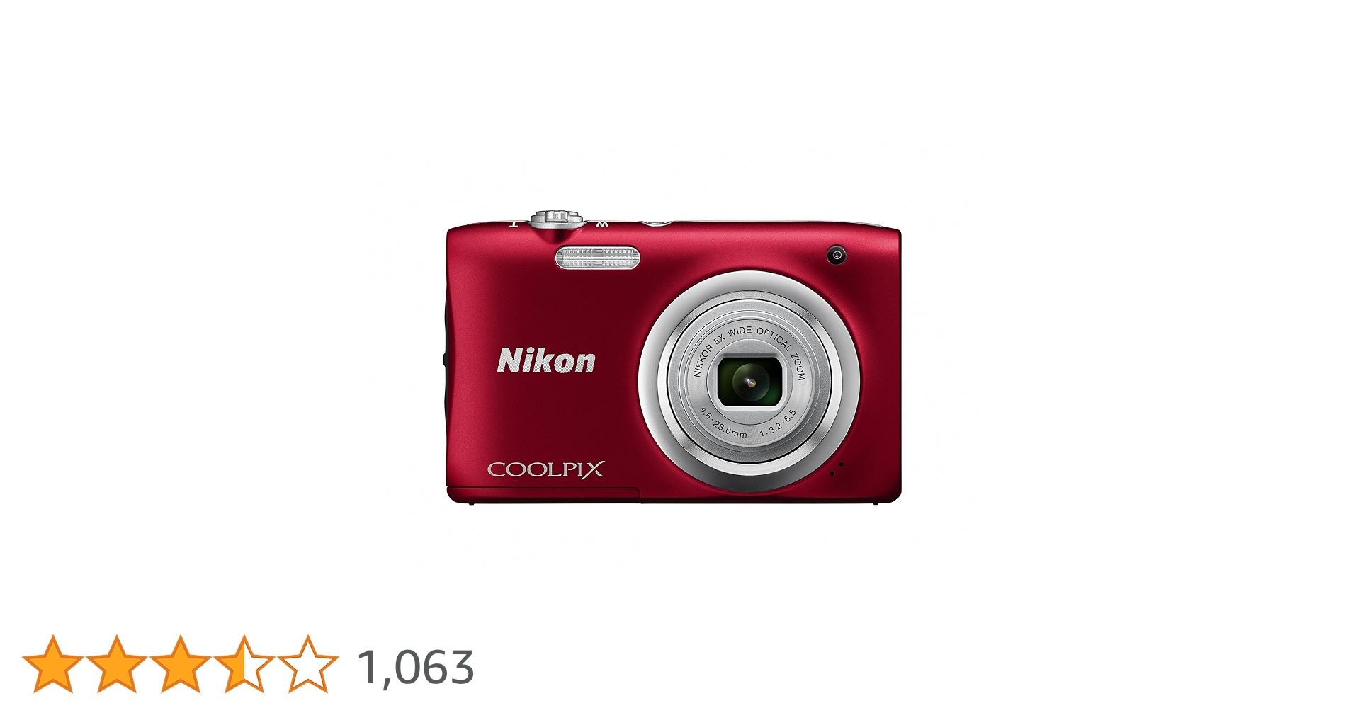 Amazon | Nikon デジタルカメラ COOLPIX A100 光学5倍 2005万