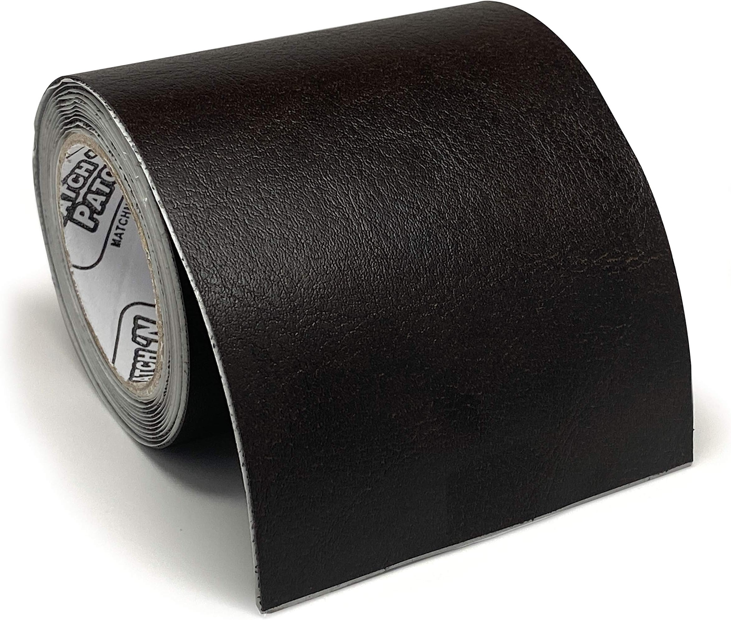 MATCH 'N PATCH Self-Adhesive Leather Repair Tape, 3 inch x 72 inch (Dark Brown)