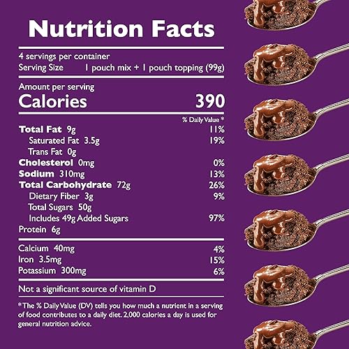 Miniatura 6 de Betty Crocker Mug Treats Hot Fudge Brownie Mix con cobertura de dulce de azúcar, 4 porciones, 13.9 onzas