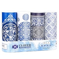 Car Round Canned Tissue Box Cup Holder Facial Tissues Cylinder Tube Face Towel 4 Canister 3-Ply Car Napkins