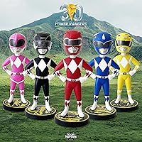 Vista 5 de Power Rangers - Juego de 5 piezas (exclusivo) Bobblehead