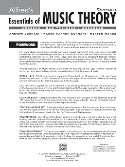 Alfred's Essentials of Music Theory, Complete (Lessons * Ear Training * Workbook)-------------- (CD's Not Included)
