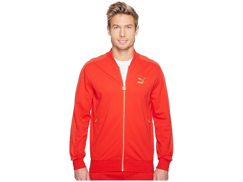 

PUMA T7 Bomber Jacket (Puma Red) Men's Coat