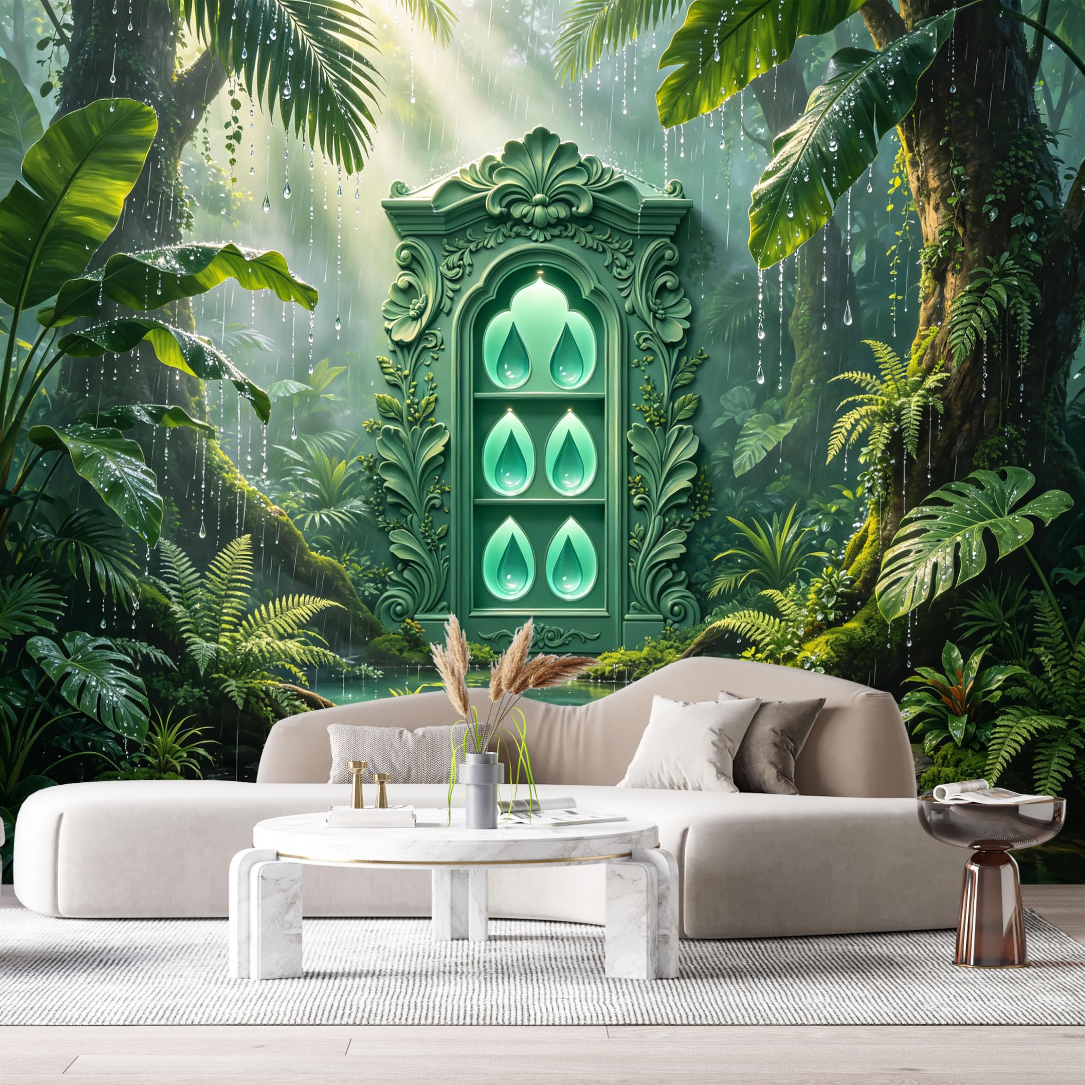Custom Size Wall Murals Coastal Ocean Waves Beach Sunset 3D Trompe L'Oeil SelfAdhesiveWall Fabric Removable Wallpaper Wall Decor for Living Room Bedroom Bathroom