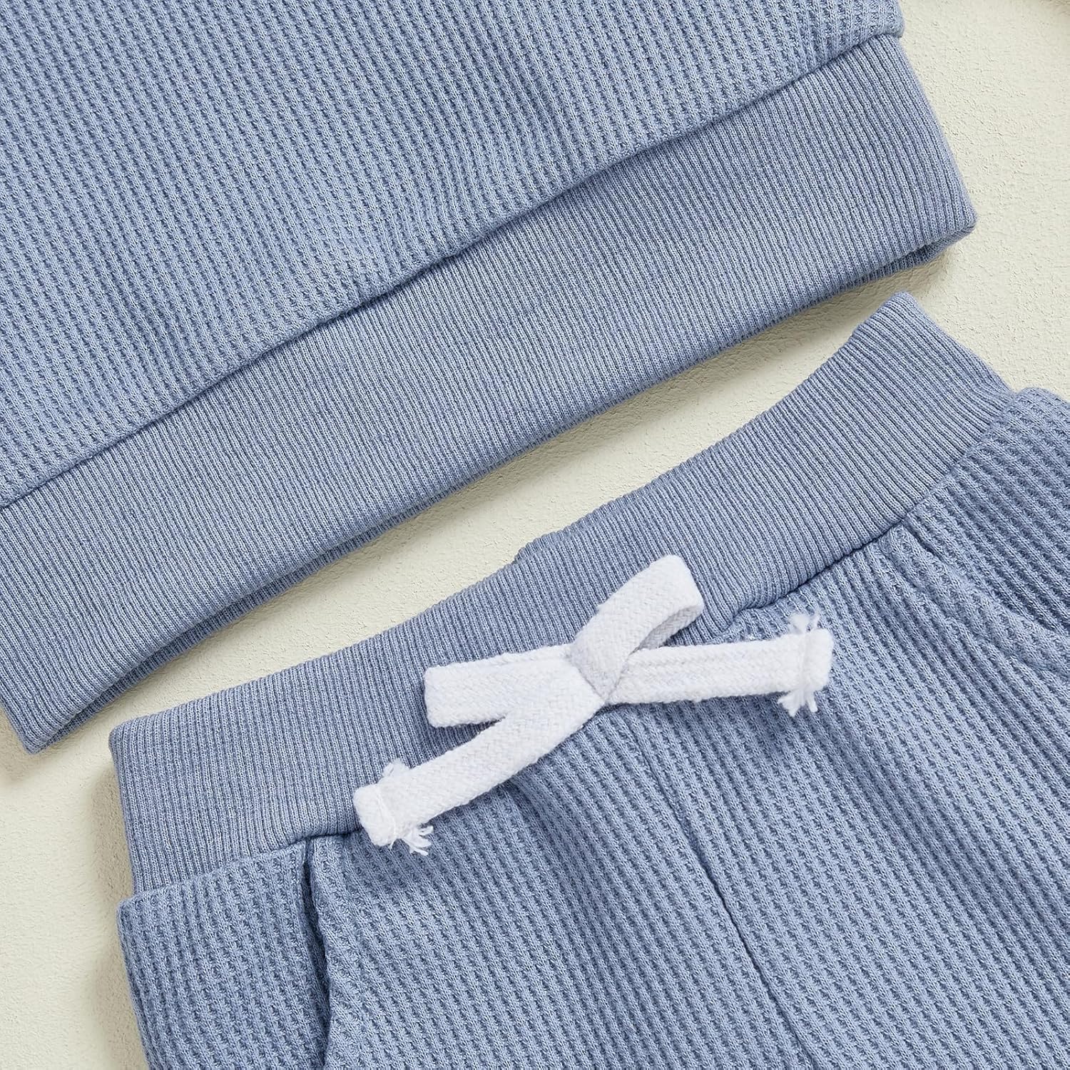 Kuriozud Toddler Baby Boy Fall Winter Clothes Long Sleeve Crewneck Pullover Sweatshirt Jogger Pants Set 2 Piece Outfit - Image 7