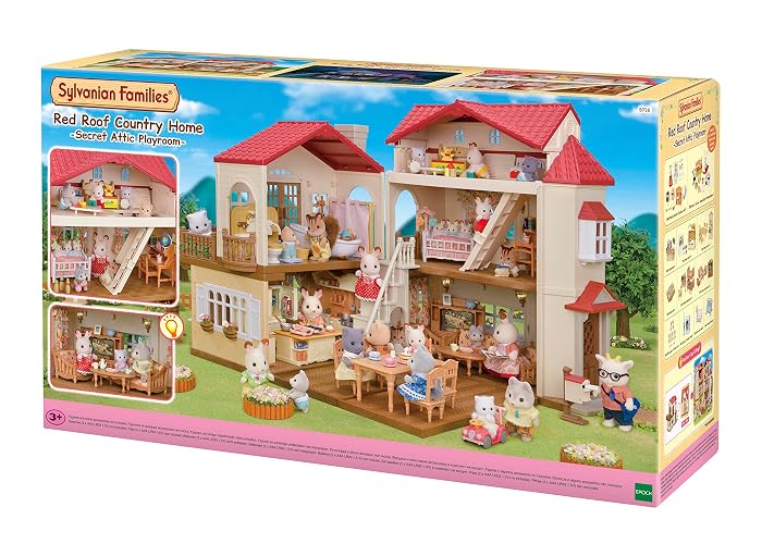 sylvanian families red roof country home