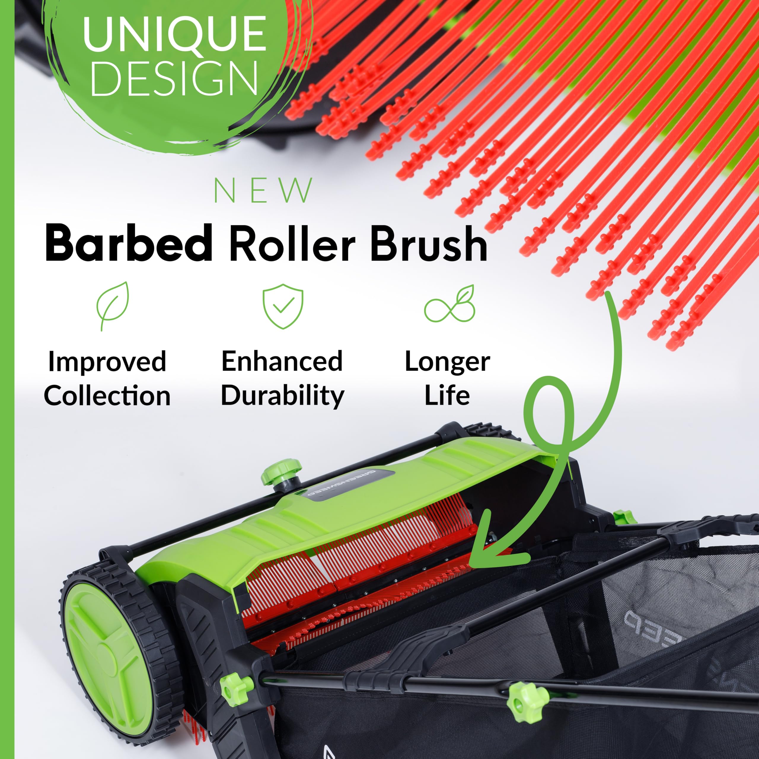 GreenSweep Pickup Pro V2 – Powerful Lawn Sweeper -5 GreenSweep Pickup Pro V2 – Powerful Lawn Sweeper -5