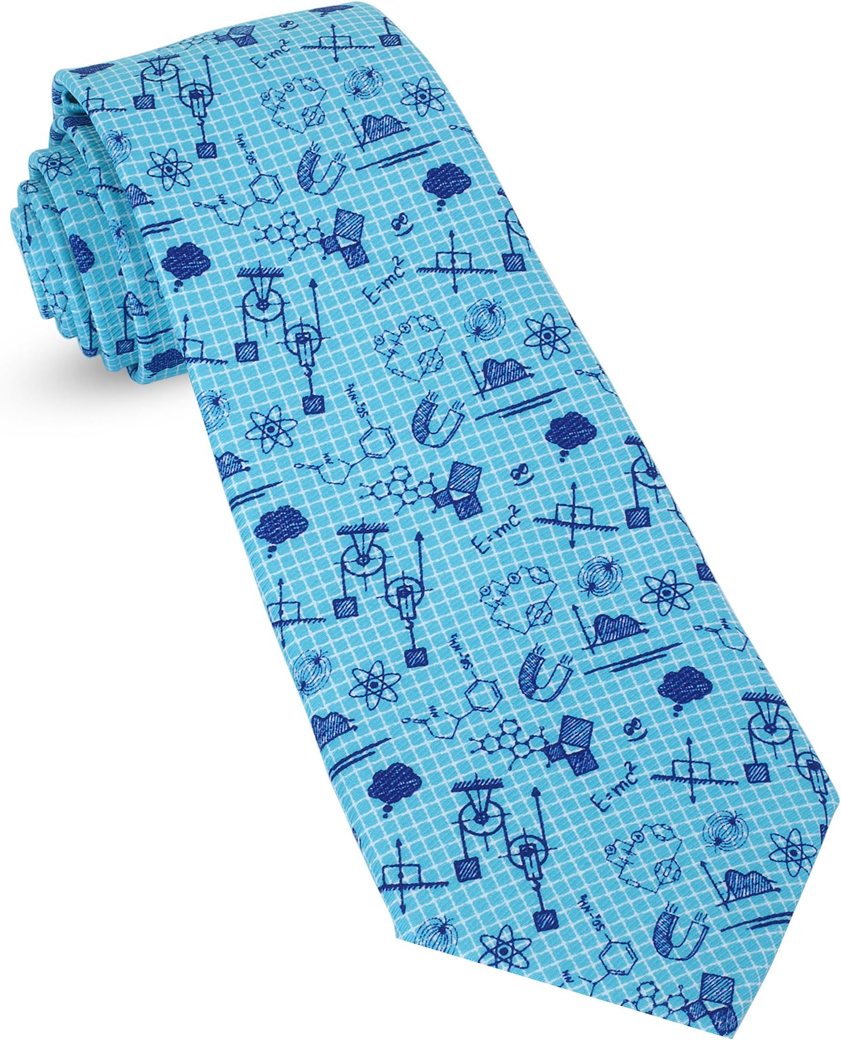 John William Premium Funny Ties For Men: Woven Conversational Mens Ties