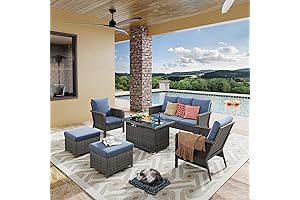All-Inclusive Luxury Fire Pit Patio Set
