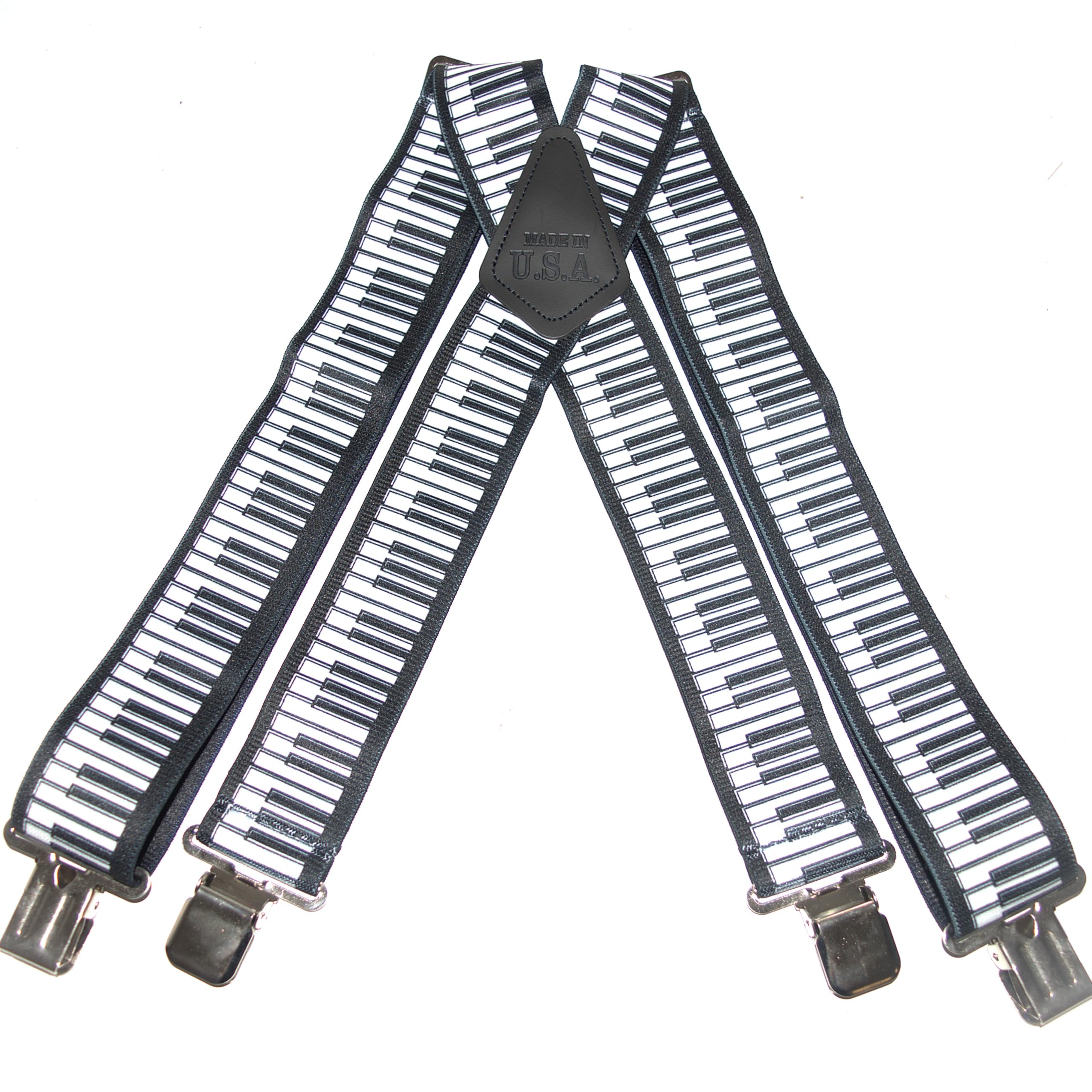 Brimarc Onesize Mens Piano Design Work Braces 2"/50mm