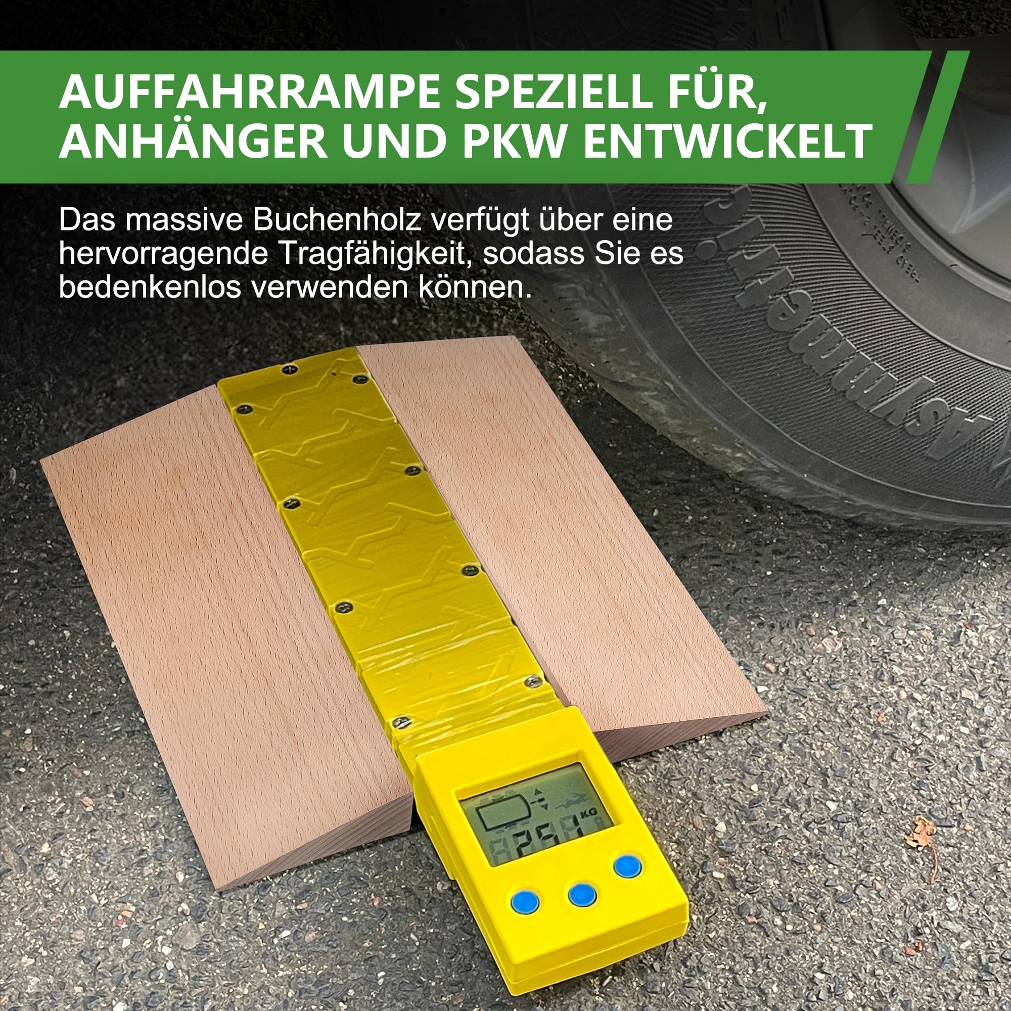 Enhon Rampa di carico adatta per bilance compatibile con roulotte Berger e bilance per veicoli Reich, bilance per roulotte, ausilio di carico per bilance per roulotte, auto