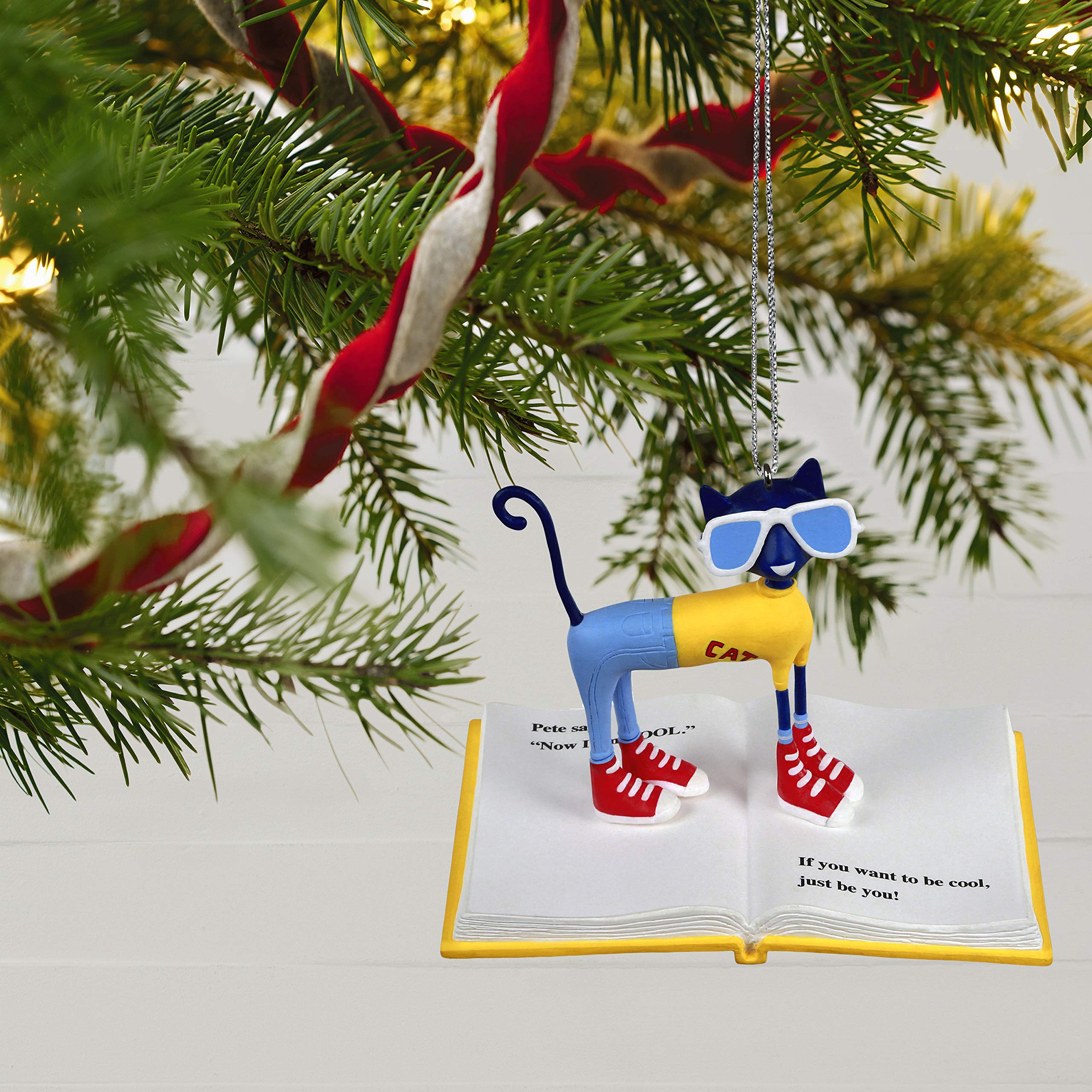 Hallmark Keepsake Christmas Ornament 2020, Pete The Cat Book