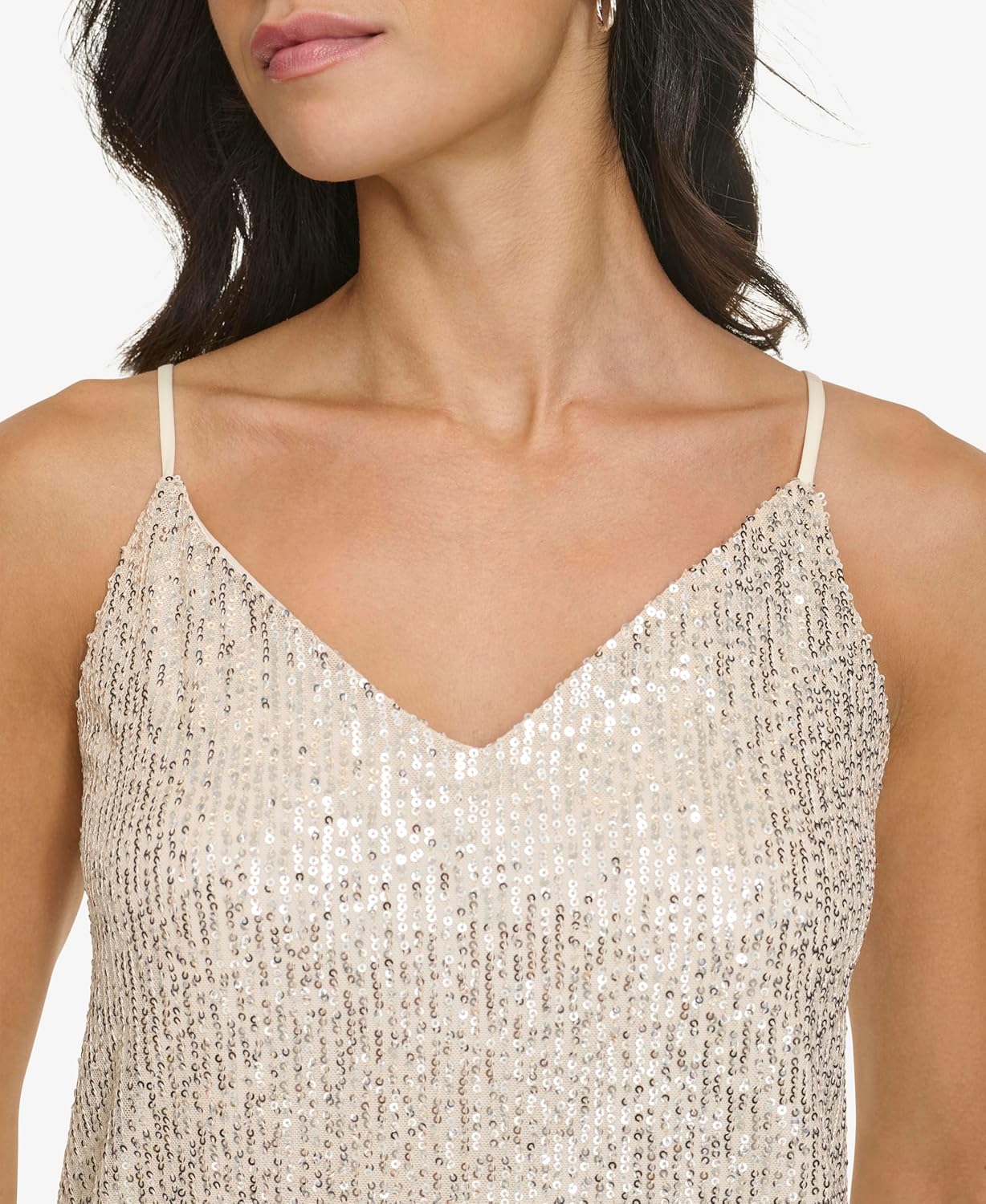 Calvin Klein Womens Sleeveless High Neck Suiting Blouse - Image 5