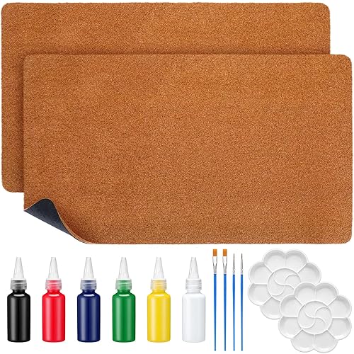 2 Set DIY Coir Front Door Mat with Acrylic Paint