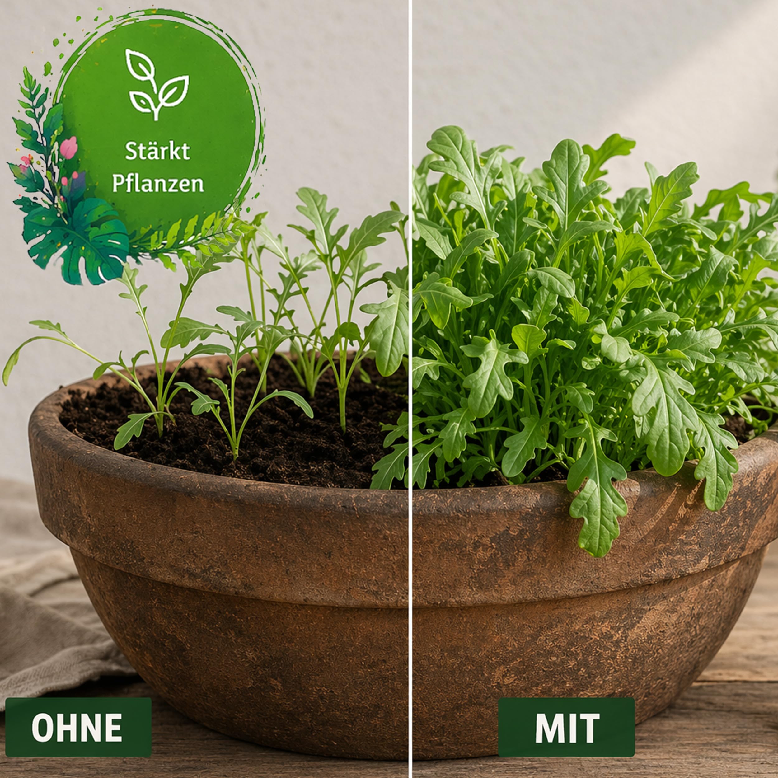 20x Bio Rucola Saatgut – Wundergarten – Mit Pflanzenkohle-Mantel – Schnelle Ernte in 3–4 Wochen – Würziger Rauke Salat für Garten, Hochbeet & Balkon