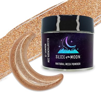 | Flashing Bronze Natural Mineral Mica Powder, 0.42oz 12g | for Personal or Professional Use - Cosmetics, Epoxy Resin Projects, Nail Polish, Soaps, Bath Bombs, and Art Projects
