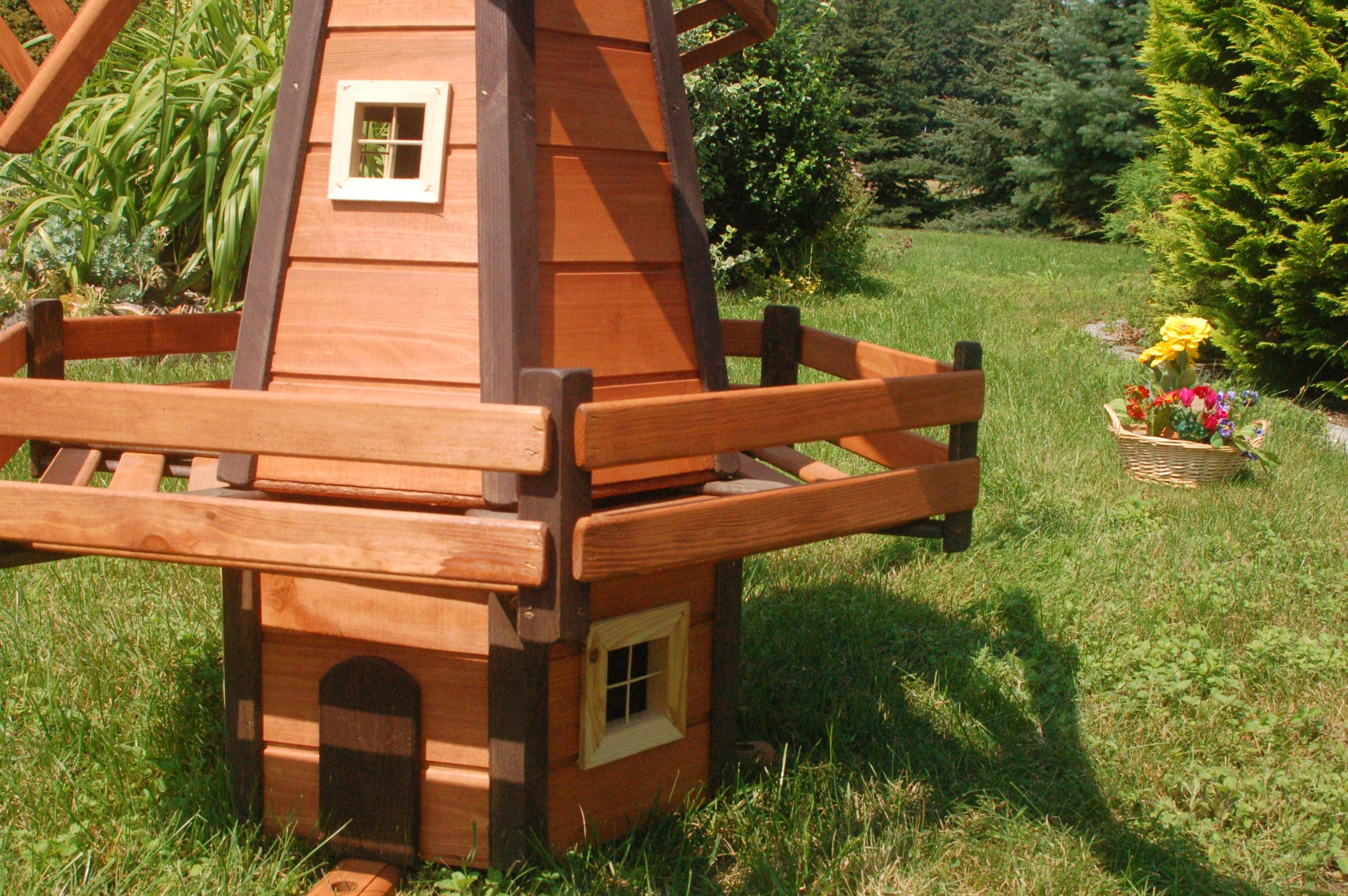 Windmühle holländische Art 1,65 m hoch, kugelgelagert, imprägniert