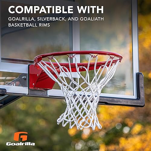 Miniatura 6 de Goalrilla Red de nailon ultrarresistente, color blanco (B2602W)