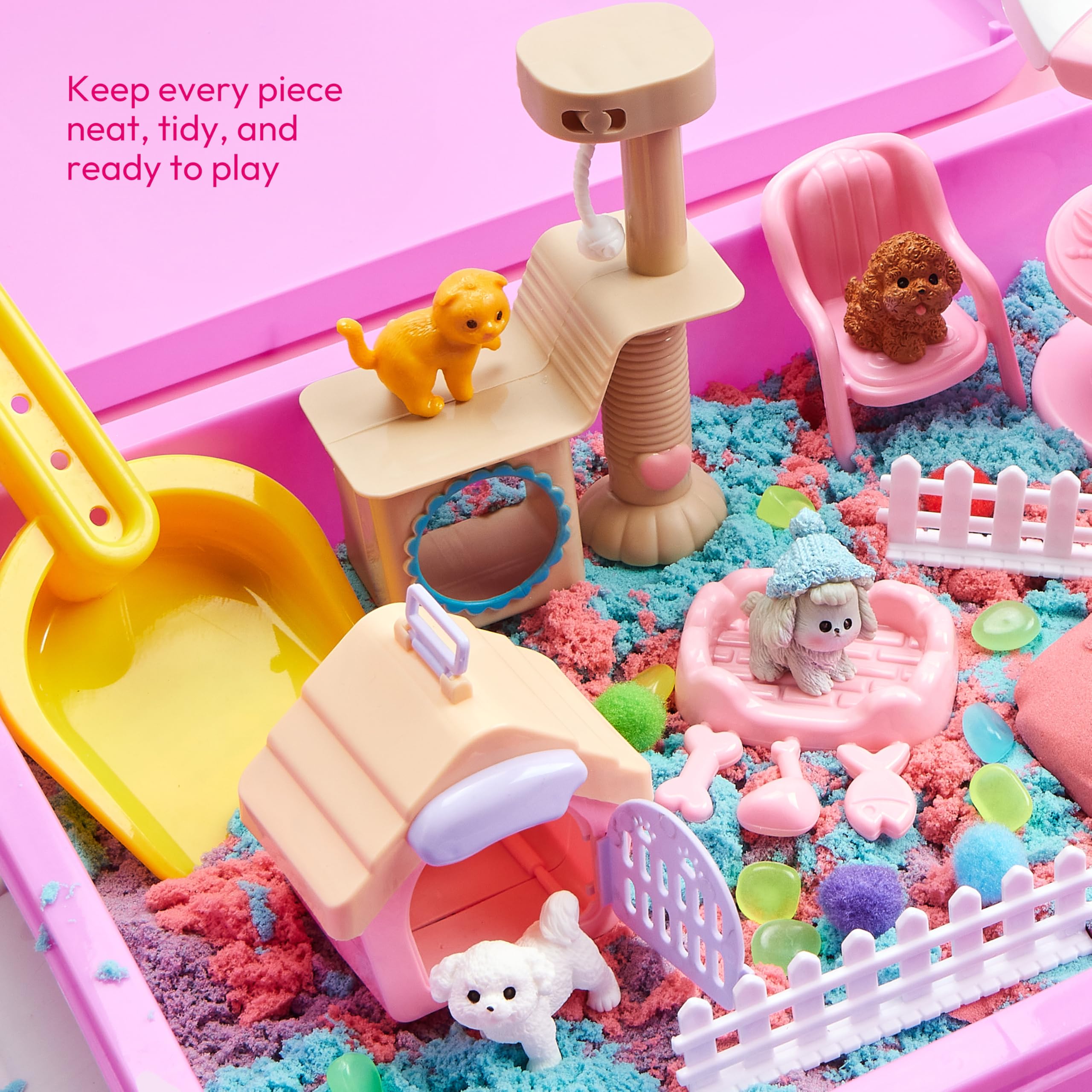 Klever Kits Scatola sensoriale per Animali Domestici, Fantastico Regalo Giocattolo per Bambini dai 3 Anni in su