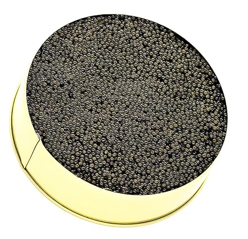 Miniatura 2 de Bermudys - Caviar de pez remo americano lata de 705oz71 onzas Caviar negro Polyodon Spathula Roe