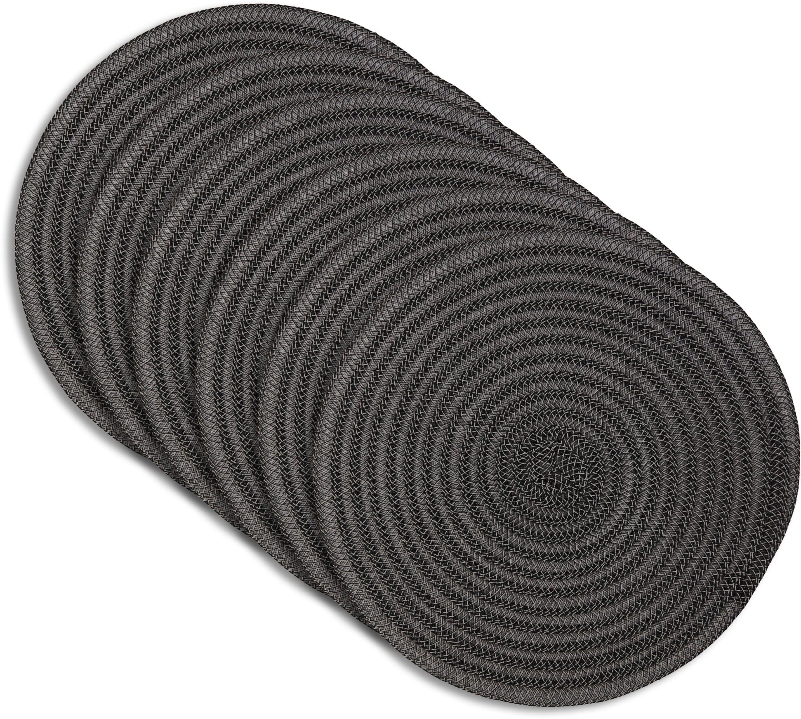Photo 1 of Dainty Home Round Placemats Set of 6, 15" x 15"