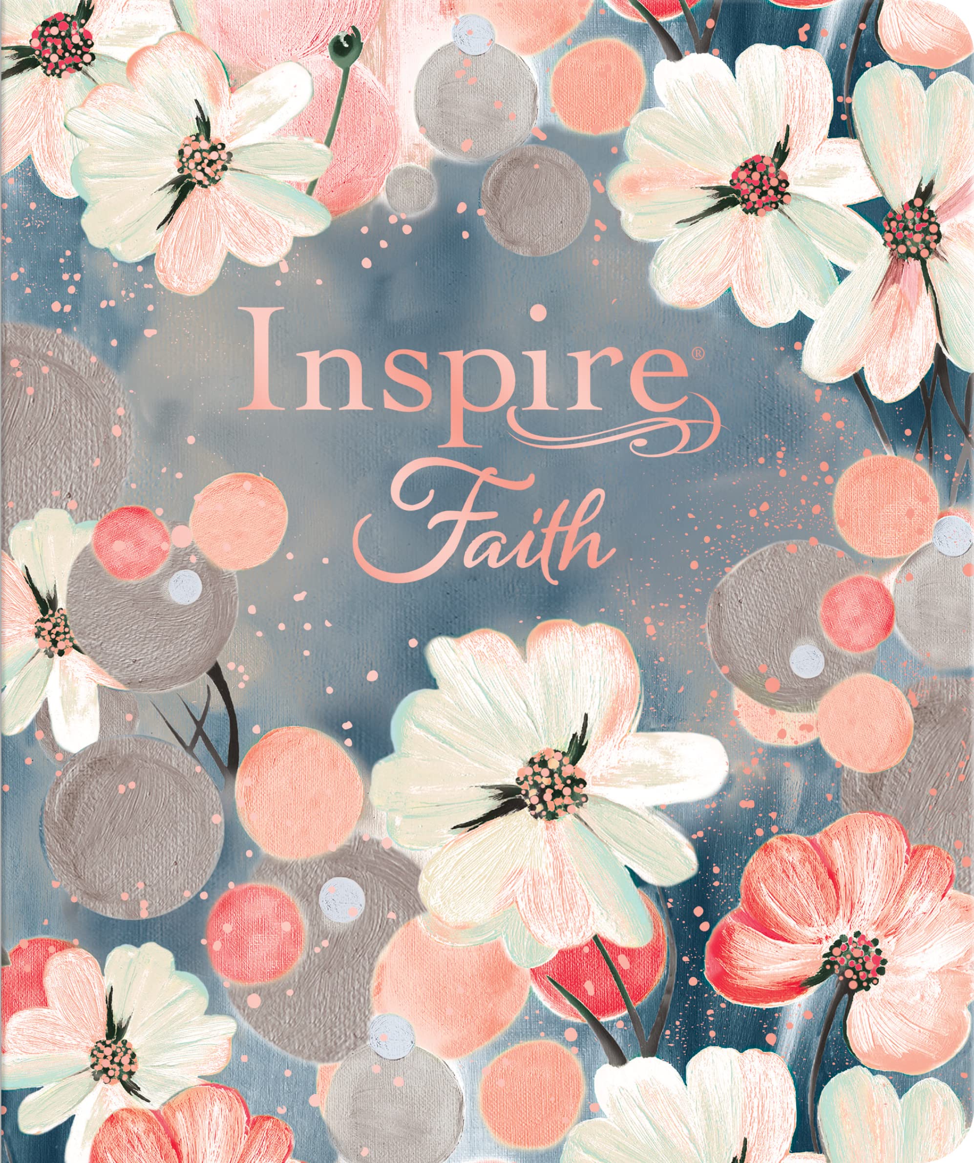 Inspire FAITH Bible NLT (LeatherLike, Watercolor Garden, Filament Enabled): The Bible for Coloring & Creative Journaling