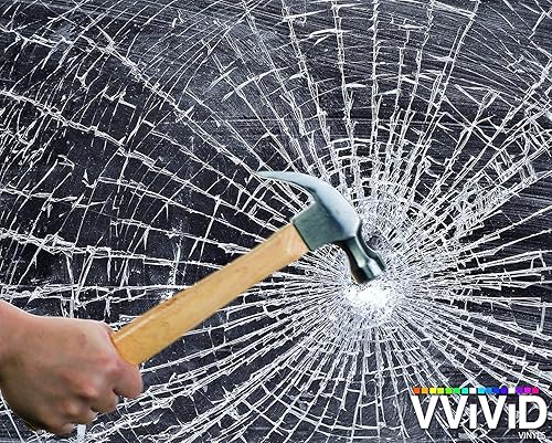 Miniatura 6 de VViViD - Rollo de vinilo protector para ventanas de vidrio, transparente, de 8mil, antiestallido.