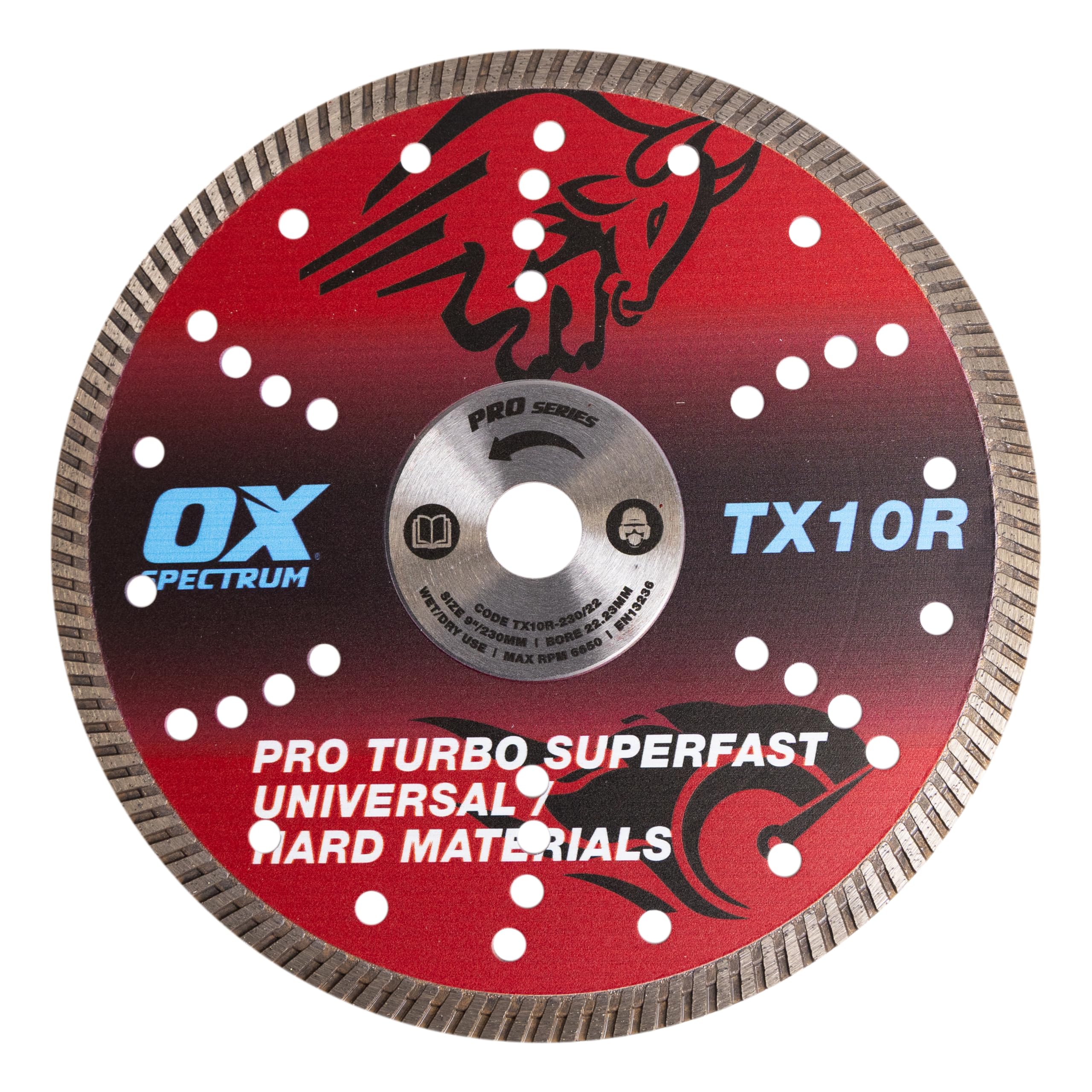 Ox Spectrum Superior Turbo Dia Blade  Multi-Steel   230-22.23mm from B&Q