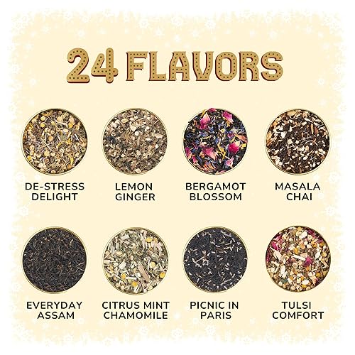Miniatura 65 de BREWIX, Discover India Caja de regalo de Navidad de té negro prémium (6.34 oz/más de 90 tazas) Juegos de regalo de té para amantes del té 6 tés
