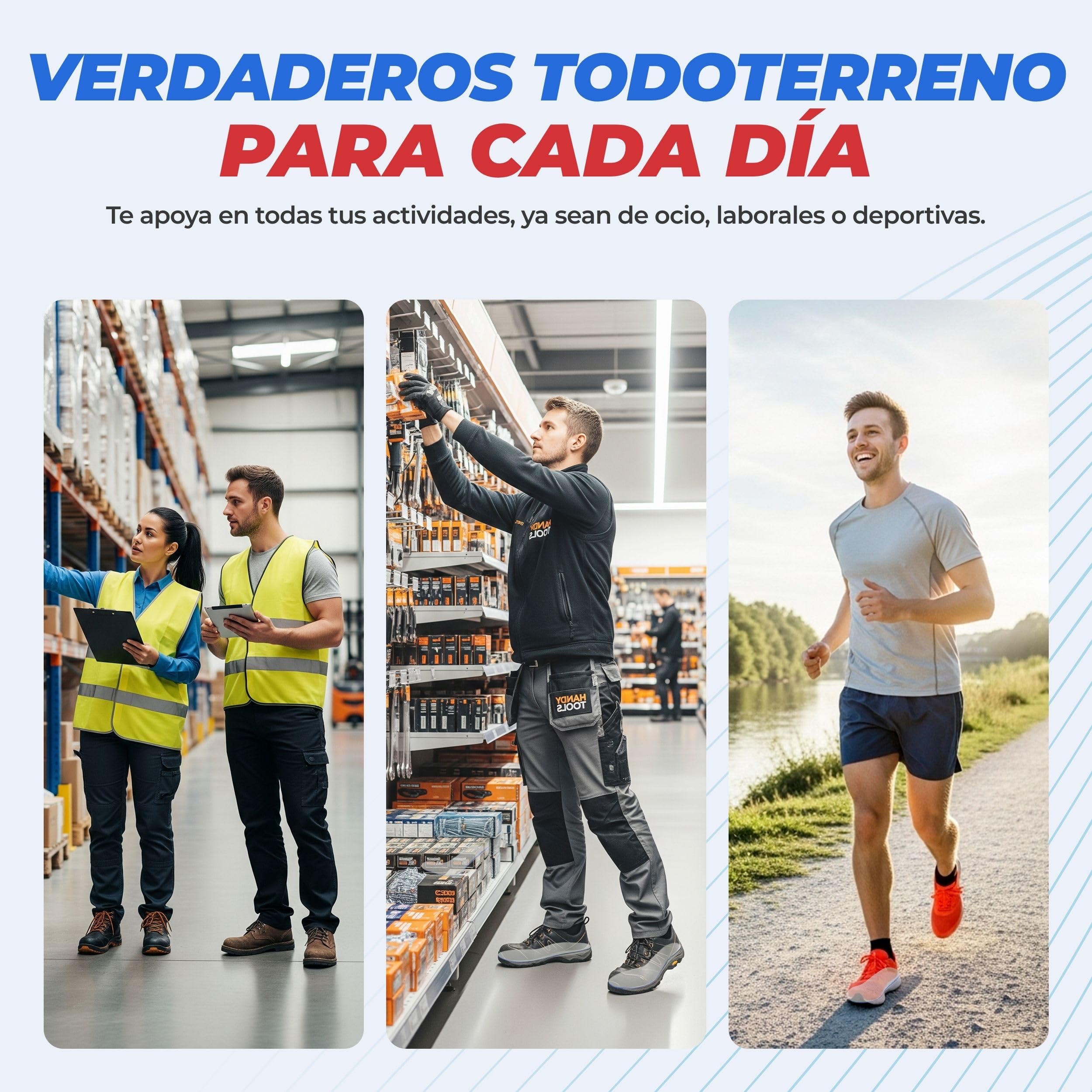 smart&gentle Plantillas gel para calzado deportivo y de trabajo - Transpirables, cómodas y se adaptan perfectamente, plantillas fascitis plantar y otras molestias - 4