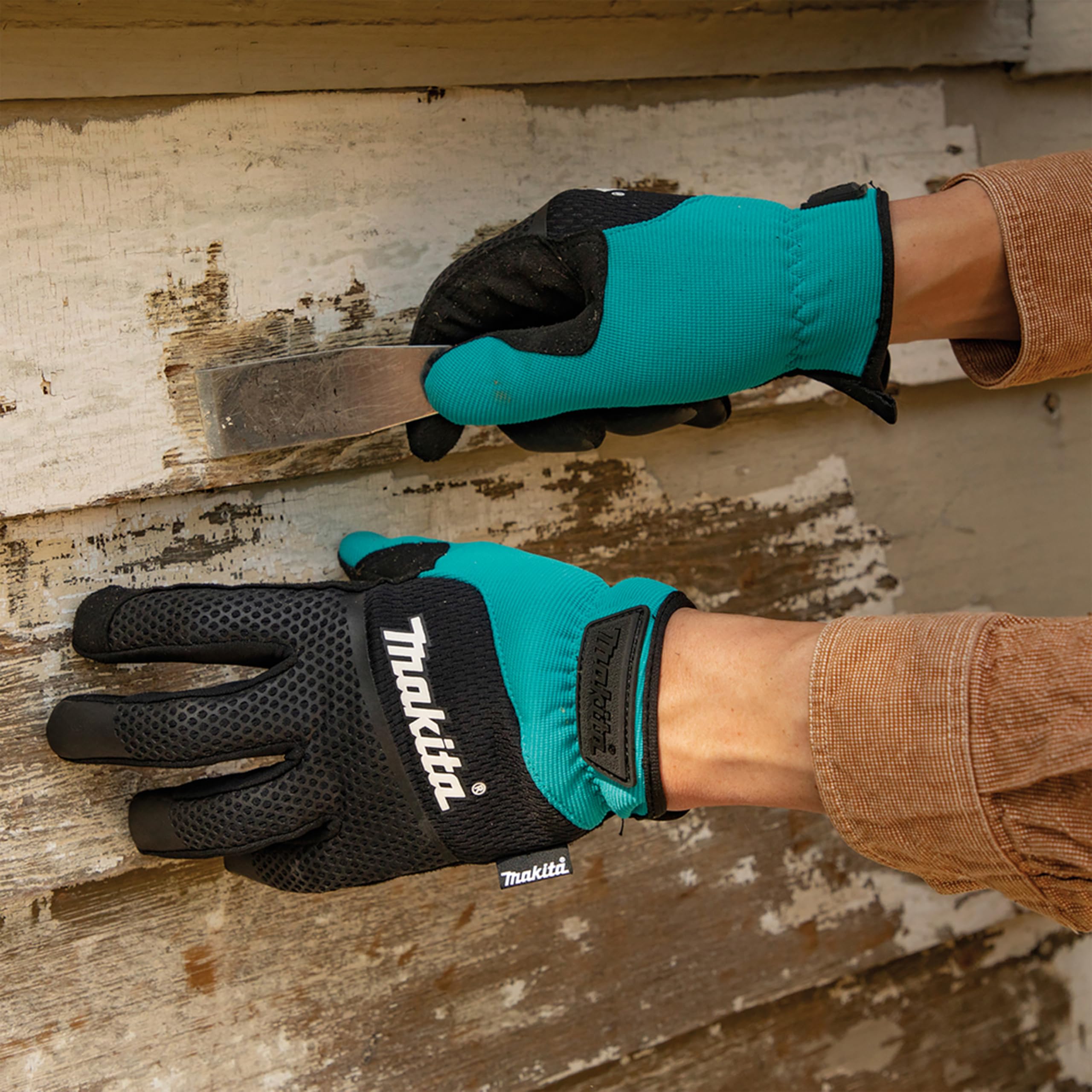 Makita P-84660 Gants de travail à manchette ouverte Taille L