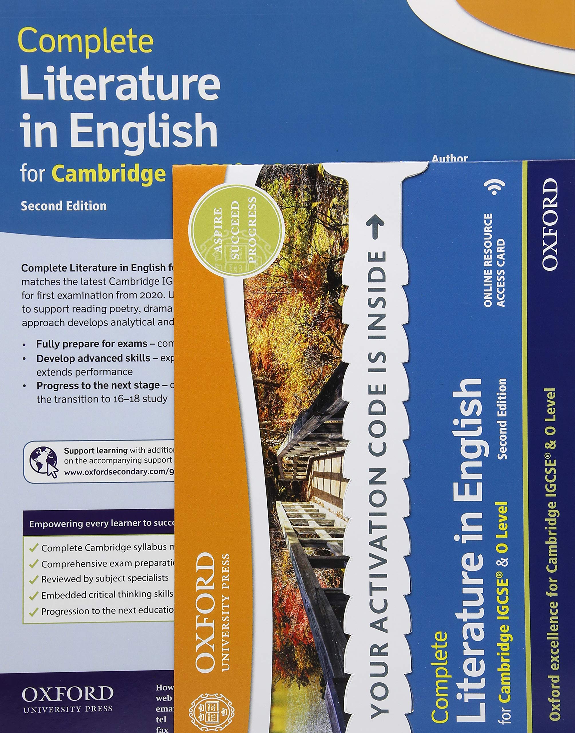 Complete Literature in English for Cambridge Igcse & O Level: Print & Online Student Book Pack