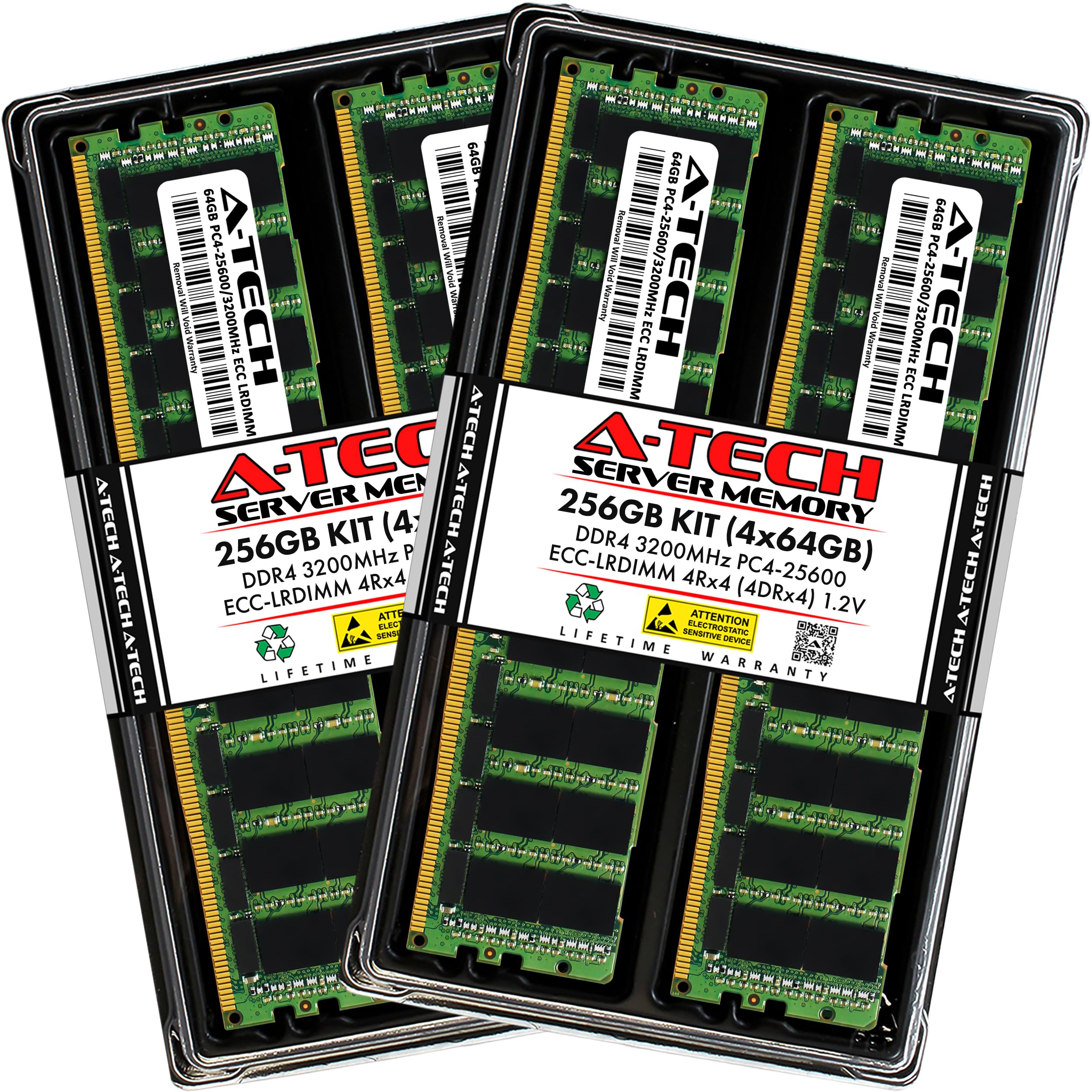 Amazon.co.jp: A-Tech 256GB キット (4x64GB) DDR4 3200MHz PC4-25600 